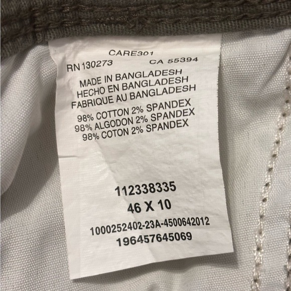 Wrangler Men's Olive Green Cargo Shorts - Picture 5 of 8